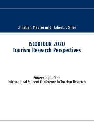 cover image of ISCONTOUR 2020 Tourism Research Perspectives